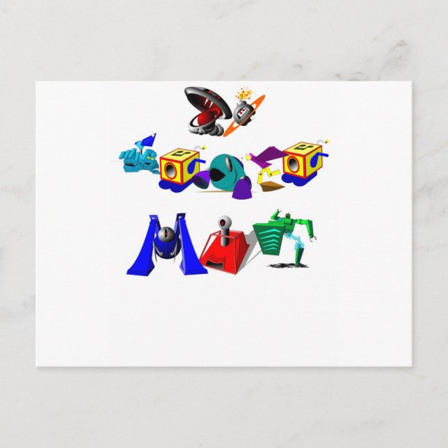 Carte Postale Servir l'homme (Devant)