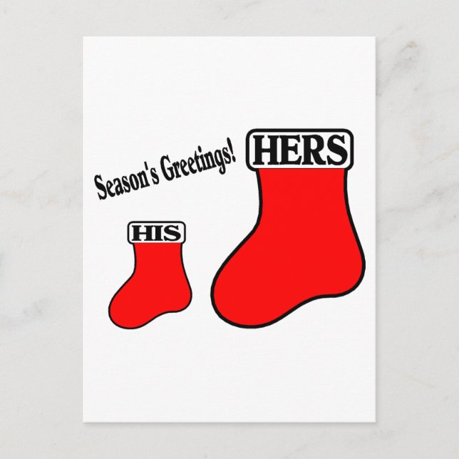 Carte Postale Ses Hers Stockings (Devant)