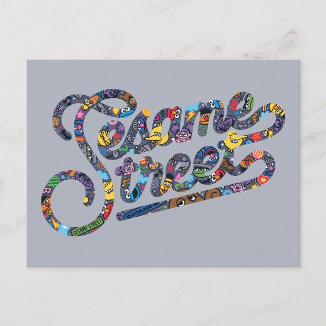 Carte Postale Sesame Sesame | Logo Doodle (Devant)