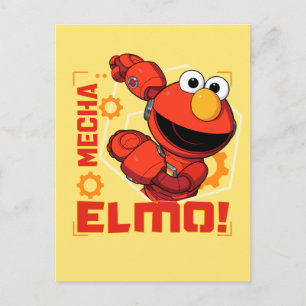 Carte Postale Sesame Street   Mecha Builders Conception Elmo