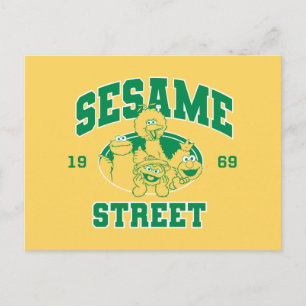 Carte Postale Sesame Street   Vintage 1969