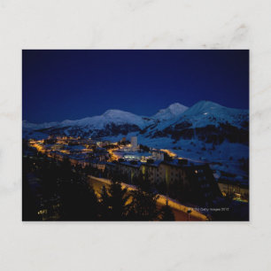 Carte Postale Sestriere - domicile des épreuves de ski des Jeux 