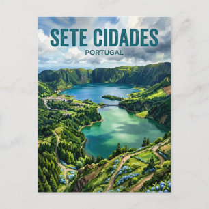 Carte Postale Sete Cidades Portugal