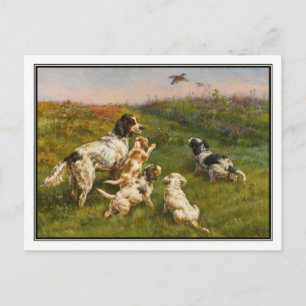 Carte Postale Setter and Pups par Edmund Henry Osthaus