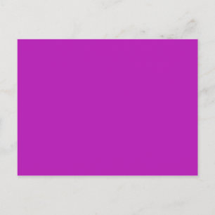 Carte Postale SEULEMENT COULEUR - magenta