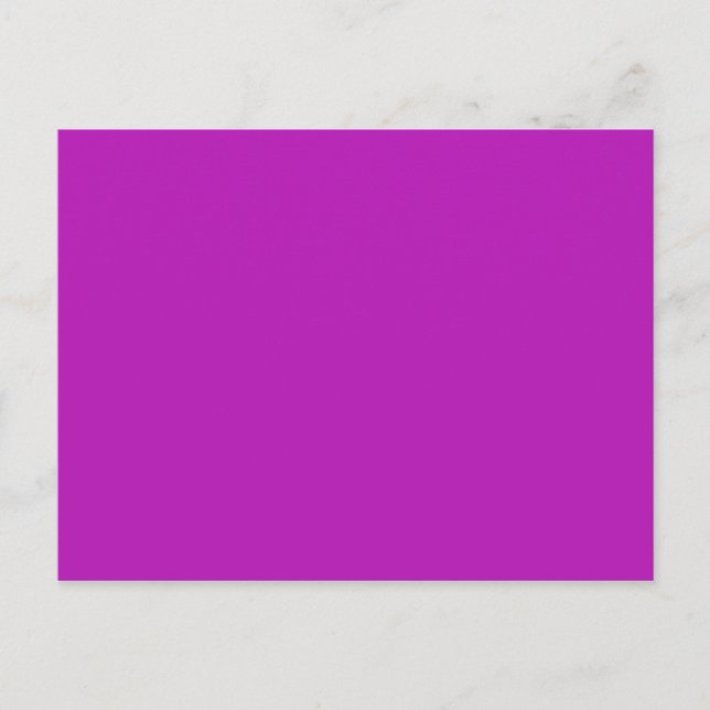 Carte Postale SEULEMENT COULEUR - magenta (Devant)