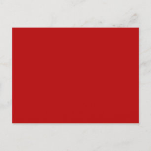 Carte Postale SEULEMENT COULEUR - rouge