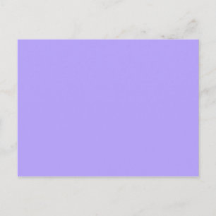 Carte Postale SEULEMENT COULEUR - violet clair