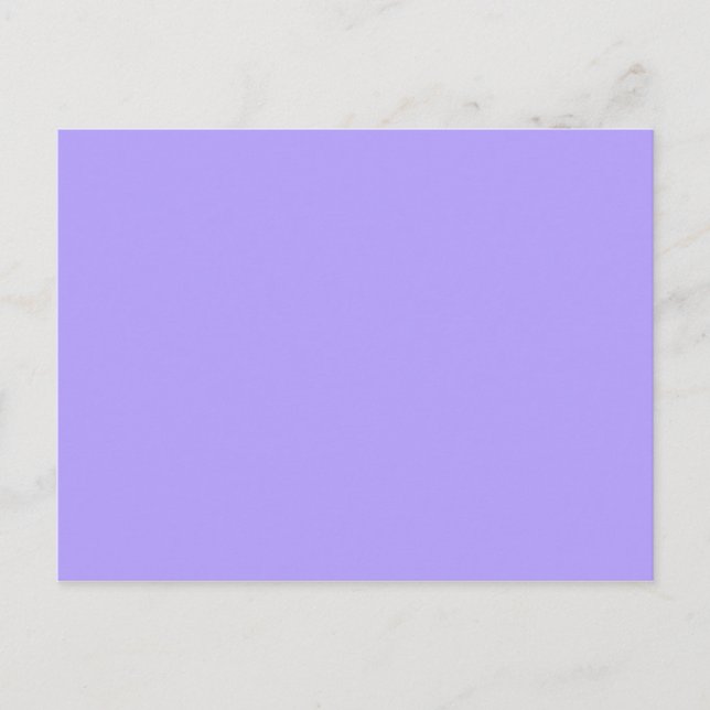 Carte Postale SEULEMENT COULEUR - violet clair (Devant)