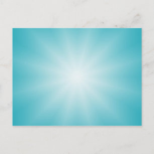 Carte Postale SEULEMENT dégradés de COULEUR - océan bleu étoile