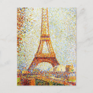 Carte Postale Seurat : La Tour Eiffel