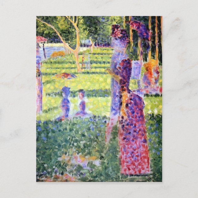 Carte Postale Seurat : Le couple (Devant)