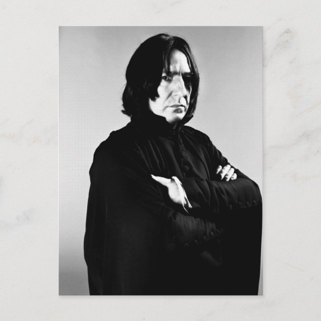 Carte Postale Sévère Snape Armoiries Croisées (Devant)