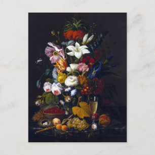 Carte Postale Severin Roesen Bouquet victorien