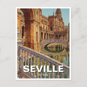 Carte Postale Séville Espagne Plaza de Espana