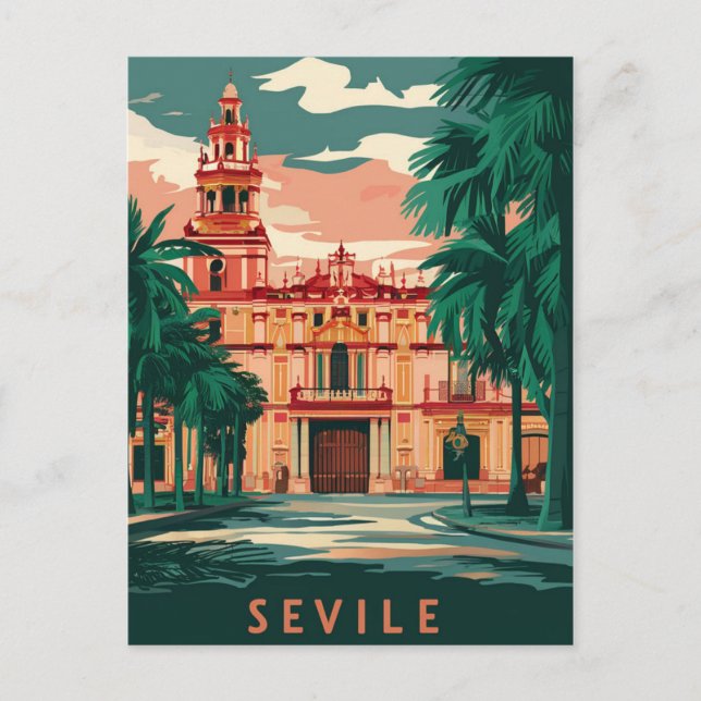 Carte Postale Séville Espagne Voyage (Devant)