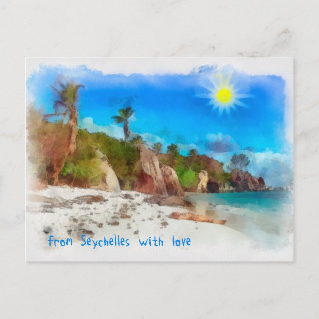 Carte Postale Seychelles (Devant)