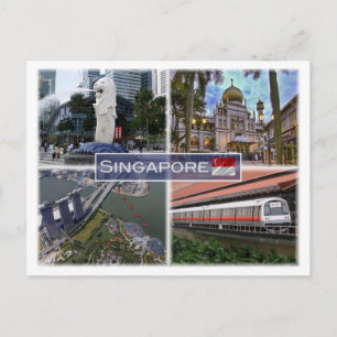 Carte Postale SG Singapour