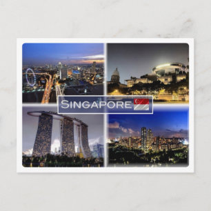 Carte Postale SG Singapour
