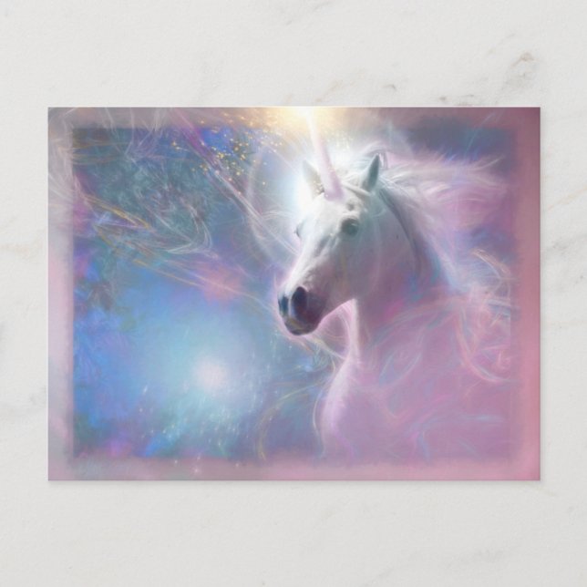 Carte Postale SHAFIRE DU Cheval Unicorne (Devant)
