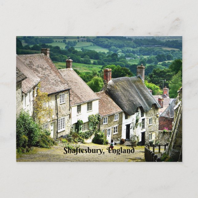 Carte Postale Shaftesbury, Angleterre (Devant)