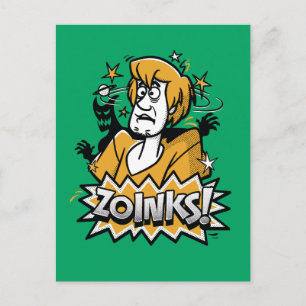 Carte Postale Shaggy "Zoinks !" Graphic halftone