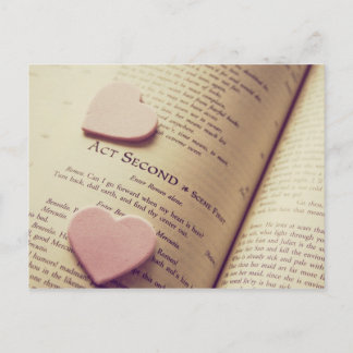 Carte Postale shakespearetextheart