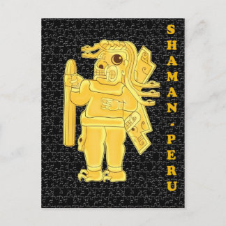 CARTE POSTALE SHAMAN-PERU