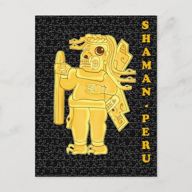CARTE POSTALE SHAMAN-PERU (Devant)