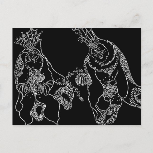 Carte Postale Shamans b+w (Devant)