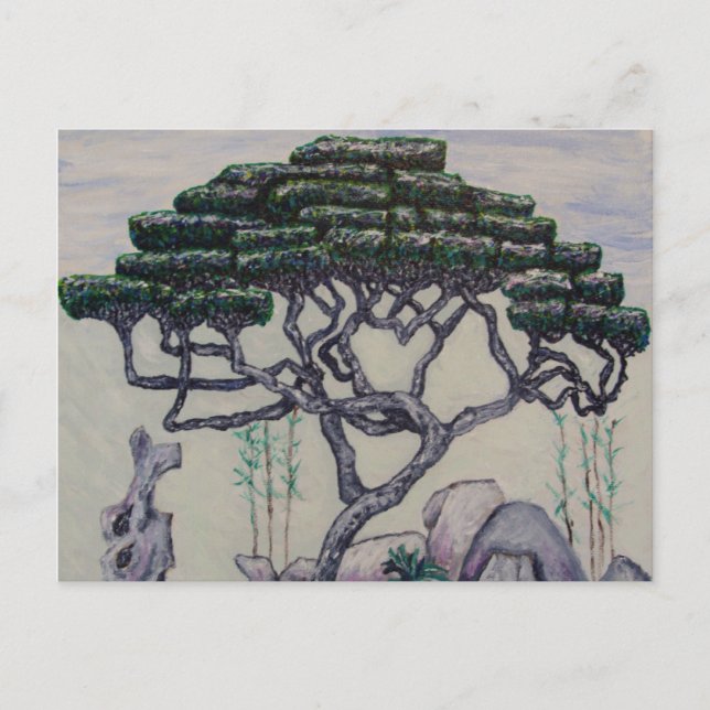 Carte Postale Shanghai Bonsai (Devant)