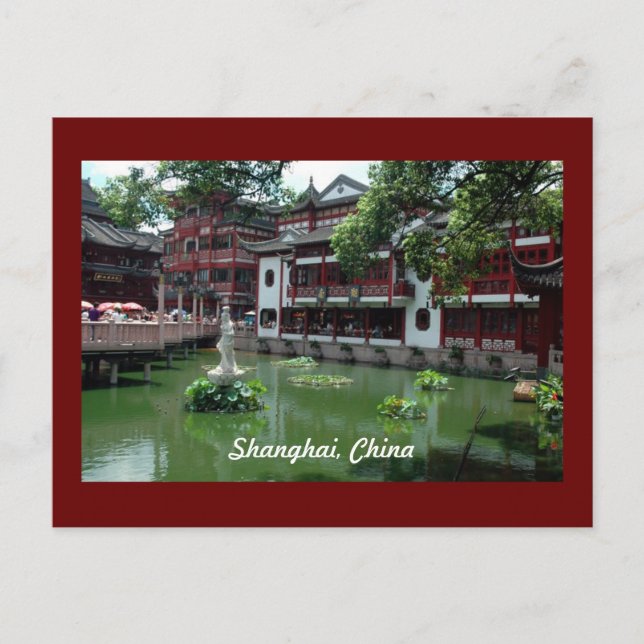 Carte Postale Shanghai, Chine (Devant)