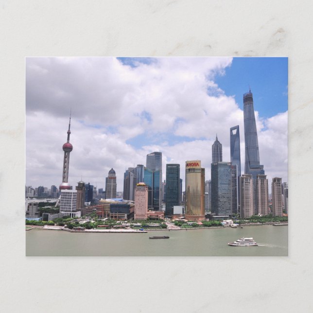 Carte Postale Shanghai, Chine (Devant)
