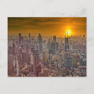 Carte Postale Shanghai City Skyline