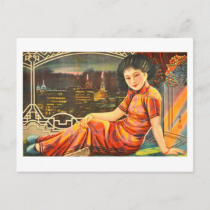 Carte Postale Shanghai Girl