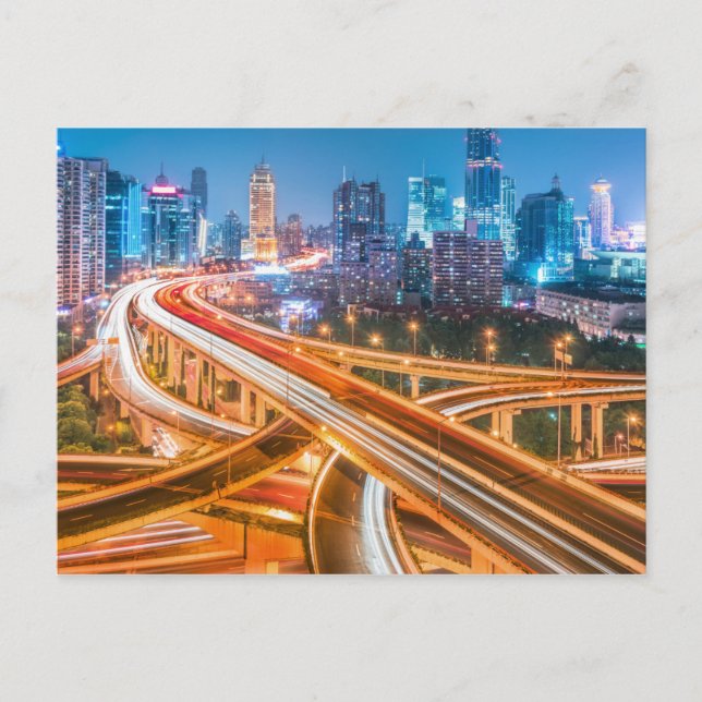 Carte postale Shanghai Overpass 2 (Devant)