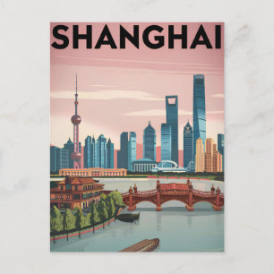 Carte Postale Shanghai vintage