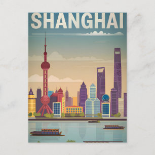 Carte Postale Shanghai vintage