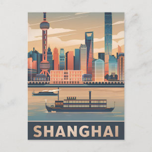 Carte Postale Shanghai vintage
