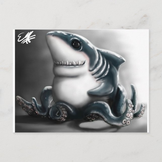 CARTE POSTALE SHARKTOPUS (Devant)