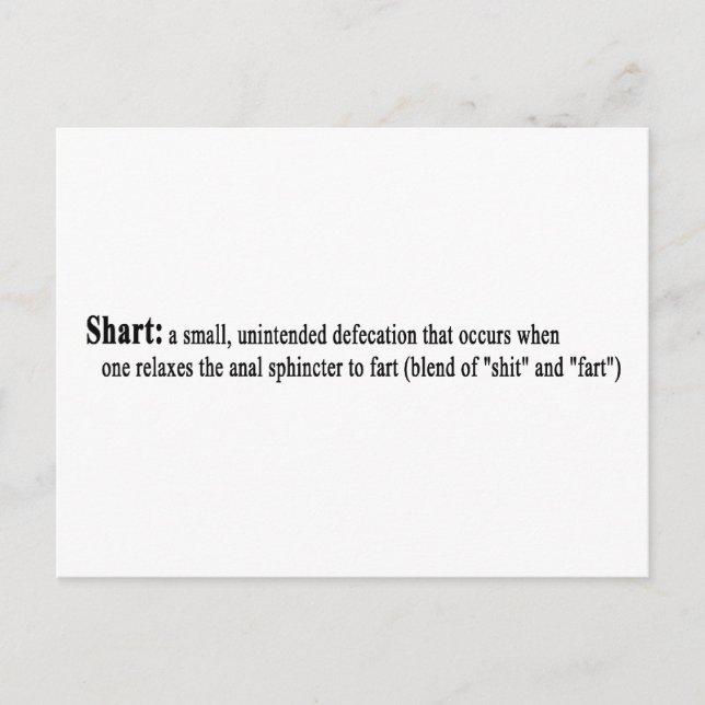 Carte Postale Shart (Devant)