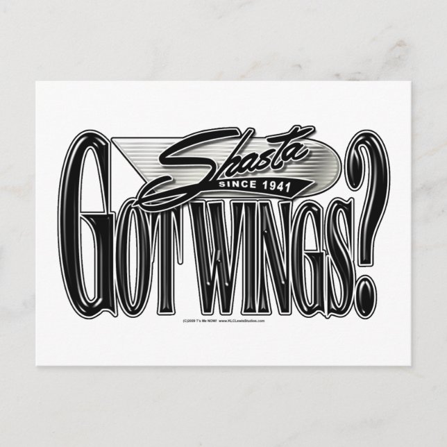 Carte Postale Shasta -- Ailes obtenues ? (Devant)