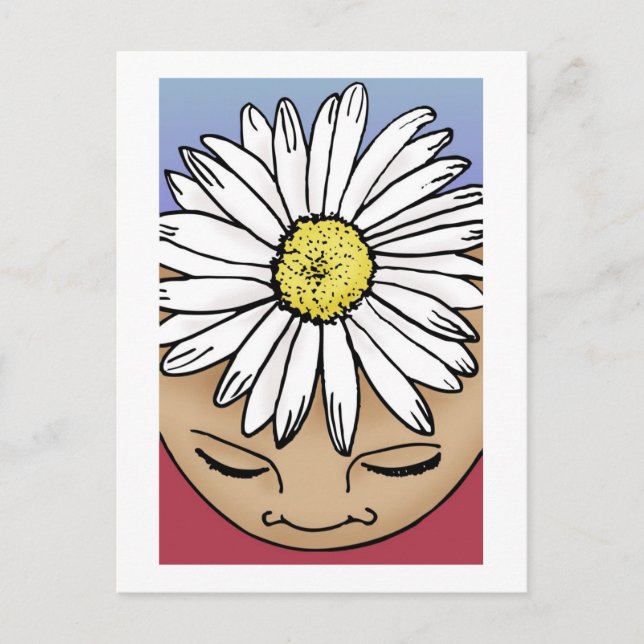 Carte Postale Shasta Daisy (Devant)