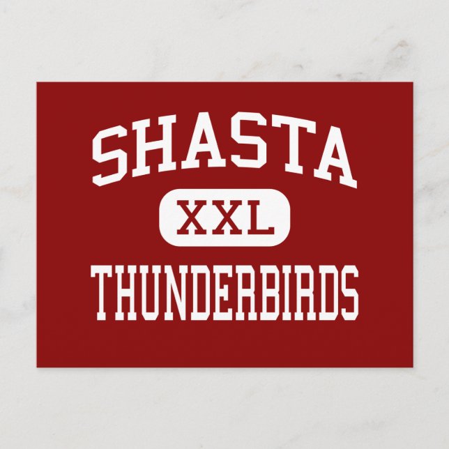 Carte Postale Shasta - Thunderbirds - Middle - Eugene Oregon (Devant)