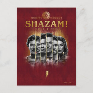 Carte Postale SHAZAM ! Furie des dieux   Bars photo de caractère