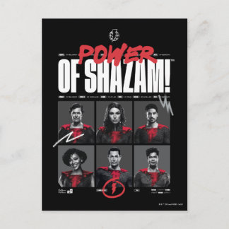 Carte Postale SHAZAM ! Furie des dieux | Puissance du groupe SHA