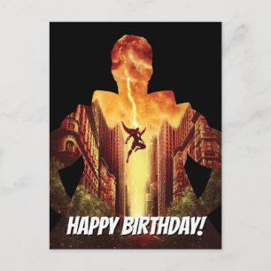 Carte Postale SHAZAM !   Shazam Sunset Silhouette