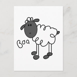 Carte Postale Sheep dit des t-shirts et des cadeaux Baa