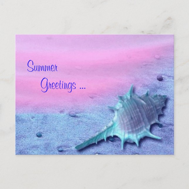 Carte postale Shell été (Devant)