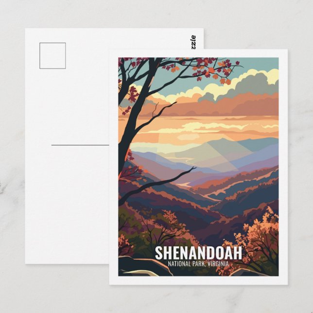 Carte Postale Shenandoah National Park Virginia USA (Devant / Derrière)